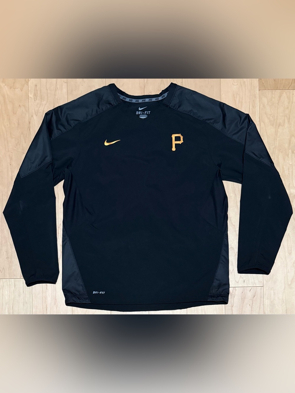 Nike Pittsburgh Pirates MLB Dri-FIT Performance Pullover Black Men’s Medium